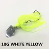 Trailer Bladed Swim Jigs 7 cm 10 g Bart Gummirock Chatter Baits Spinner Angelköder mit scharfem Einzelhaken