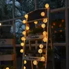 Globe Rattan Болл гирлянд Goodia 13.8feet 40 LED теплый белый Fairy внутреннего освещения Спальня Свадьба Праздник рождественской елки партии