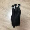 Extensões de cabelo cortadas de um único doador, cabelo liso e sedoso indiano malaio cru, pode ser branqueado, cor loira muito branca