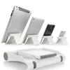Bärbar justerbar vinkelställ vaggahållare Flexibel skrivbord Telefonhållare Supportfäste för iPhone Samsung Phone Tablet