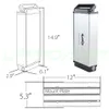 Krachtige elektrische fietsbatterij 48v 20ah lithium batterij Gebruik NCR18650PF cel achterste rek batterij met BMS 3A-oplader