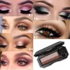DNM Lazy Eyeshadow Palette Fácil de usar Matte Shimmer Two Color Glitter Eye Shadow Mini Nude Conveniente Natural Maquiagem Cosméticos