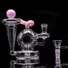 2020 Recycler Dab Rigs 5.7" cores Vidro Dab Rig Água de vidro Bongs Oil Rigs Bubbler Bong