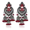 Wholesale-8 colors boho luxury designer earrings women jewelry with crystal and ceramic model no. NE1119