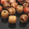 50st Dreadlock Beads Dreads Wood Wood Hail Bead flätade ringrör manschettklämmor för flätor Frisyr Hårförlängningar Tillbehör 6747514