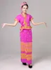 la ropa tradicional de Tailandia Mujeres festival de la etapa del vestido del desgaste del funcionamiento de Asia estilo étnico baile ropa traje oriental