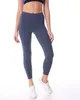 Livraison gratuite ePacket couleur unie femmes pantalons de yoga appel à taille haute sexy Gym Fitness Porter Leggings élastique Lady Total complet Collants