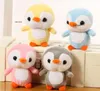 S Soft Fat Penguin Plush Toys 10cm fylld tecknad djurdocka mode leksak för barn baby härlig flickor jul födelsedagsgif4363924