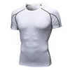 E-BAIHUI Camisetas de entrenamiento para hombre Camiseta deportiva de compresión Camiseta deportiva de secado rápido para hombre Camiseta deportiva para hombre Tshir202l