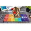 NOUVEAU Rainbow Stripes Écharpe Bohême Tenture Inde Mandala Couverture 7 Chakra Coloré Tapisserie Été Boho Serviette De Plage Yoga Mat1264t