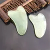 Natural Jade Guasha Board Scraching Facial Eyes Screating Gua Sha Spa Massage Tool Health Care Beauty Acupoints Plate Massager8033502