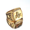 anneau des hommes de bijoux européens et américains 18k anneau en acier de titane plaqué or, taille 7,8,9,10,11,12,13 bijoux