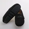 Yeni orijinal deri ayakkabılar çocuk loafers siyah mokasenler bebek yürümeye başlayan flats erkek öğrenci çocukları gündelik ayakkabılar 02