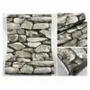 3d wodoodporna rocznika kamień efekt tapety rolka rustykalny faux kamień tekstura pcv papieru ścienne wystrój dla ścian