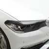 Włókno węglowe Włókna Włókna Powieki Do BMW G30 5 Akcesoria Serii Front Headlamp Brwi Car Styling Naklejki