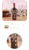 New Year 2020 Christmas Wine Bottle Dust Cover Santa Claus Gift Bags Xmas Noel Christmas Decorations for Home Dinner Table Decor