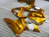 ZXMOTOR Hot sale fairing kit for YAMAHA R1 2000 2001 gold white fairings YZF R1 00 01 GA17