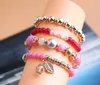 4pcs Set Bohemian Bracelets For Women Crystal Beads Bracelets Sets Rope Chain Charming Bracelet Femme Boho Jewelry4668900