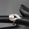 Natuurlijke parel zilver 925 bruids sieraden sets vrouwen sieraden met zirkoon parels set oorbellen hanger kettingen ring geschenkdoos