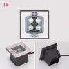 IP68 4W LED subterrânea caminho luzes Garden Ground Floor Lighting Outdoor subterrânea Enterrado Quintal Lâmpadas Paisagem Luz 85-265V