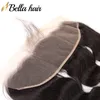 12a 13x4 Bella Hair Real HD TYLKO koronki, tylko prosta fala ciała Ultra cienkie niewidzialne koronkowe, wstępnie ścięte, czyste naturalne włosów roztopione w skórę szwajcarskie koronkowe frontal