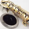 Ny tenorsaxofon högkvalitativ sax B platt tenorsaxofon som spelar professionellt stycke Musik svart saxofon 8128715