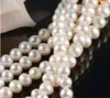 7-8MM Natural White Akoya Cultured Pearl Loose Beads 15"