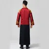 Oriental Element Male Tang Suit Chinese Wedding Robe Bridegroom Chinese Traditionell bröllopsdräkt The Groom Gown Jacket Robe236J