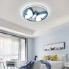 Lámparas de araña led modernas para habitación de bebé, luces para el hogar para niños, dormitorio, niñas, iluminación para niños, lámpara de araña blanca rosa