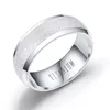 Blank Dull Polish Stainless Steel Ring Titanium Band Rings for Men Women Fashion Jewelry Drop Ship