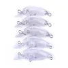 100 pçs isca de pesca em branco crankbait sem pintura isca dura afundando minnow isca corpos equipamento de pesca 3 3g 4 7cm3316