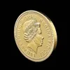 British Full Soevereine Gold Craft King George Elizabeth II UK 2013 Vergulde Souvenir Munt