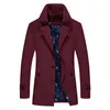 Men's Trench Coats Autumn Fashion Men's Coat Male Blazer Design Business Casual Suit Jacket Winter Thick Warm Windbreaker Plus Size 8XL