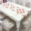 Chemin de table de Noël Nappe de haute qualité Broderie Chiffons creux Se vendent bien Classique Décorer Fleurs de plantes étrangères originales 36kyb1