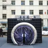 Cabine Photo gonflable attrayante de 3.5m, modèle de caméra publicitaire, tente Cube gonflable, maison pour décoration de fête et de mariage