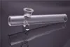 Tubo de cuchara de rodillo de vapor de vidrio GRANDE 7 pulgadas 4 mm de espesor Cuchara de tabaco de mano Tubo para tubo de quemador de aceite de hierba seca con tazón de pantalla