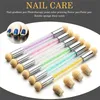 Gradient Nail Art Pinsel Schwämme Ombre Designs Gel Nagellack Glitzer Pulver Malerei Zeichnung Acryl Maniküre Werkzeug