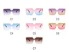 Frameless Conjoined Sunglasses Big Frame Fashionable Shade Ocean One Piece Windproof 7 Colors