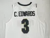 Carsen Edwards Basketball Jersey Purdue Boilermaker #3 C.Edwards Eblack White White Cucite NCAA College Basketball Maglie da basket retrò nero