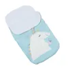 Autumn Winter Infant Newborn Baby Sleeping Bag Knitted Sleeping Bags Cartoon Unicorn Warm Cart Sleeping Bag Hug Carpet Stroller A643