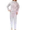 2018 Women039s Hooded Sports Suits Sexiga sportkläder 2 -stycken Set Sportwear Jogging Tracksuit for Women8417288