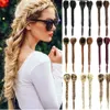 Party DIY DECORATIONS SYTHENTIC Women Hair Extensions Claw flätad hästsvans Diy Long Braid Thick4604272