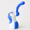 Wholesale Gourd Silicone Smoking Pipe Silicone Hand Pipe Portable Smoking Pipe Glass Bongs