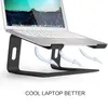 Aluminium Laptop Stand för skrivbord kompatibel med Mac MacBook Pro Air Notebook Portable Holder Ergonomic Elevator Metal Riser för 10 3034