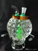 Pedestal Kettle grossistglas Bongs Oil Burner Glass Water Pipes Oil Rigs R￶ker Rigs