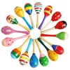 Baby Wooden Toy Rattle Kids Cute Rattle Orff Musical Instruments Educational Toys 0601862