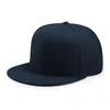 Kapelusz baseballowy Full Close Flat Brim Acryl Material Dopasowany tenis Hip Hop Street Dancing Basketball Sport Cap8449599