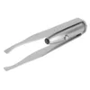 Stainless Steel Eyebrow Tweezers LED Eyelash Eyebrow Eyes Hair Remover Tools led Eyebrow Tweezers clip Beauty tool