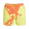 Hot Boys Color Mudando Swim Trunks Dry Seco Crianças Beach Shorts Swimwear Do21