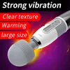 Bodypro Leten Upgrade Powerful Vibrator for women Big Head Magic AV Wand Body Massager Clitoris Stimulate Female Adult Sex Toys Y200409